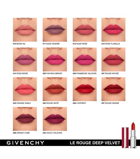 givenchy 27 bold red|le rouge deep velvet Givenchy.